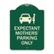 Signmission Expectant Mothers Parking W/ Graphic Heavy-Gauge Aluminum Sign, 18" L, 24" H, G-1824-24028 A-DES-G-1824-24028 - alternate 1